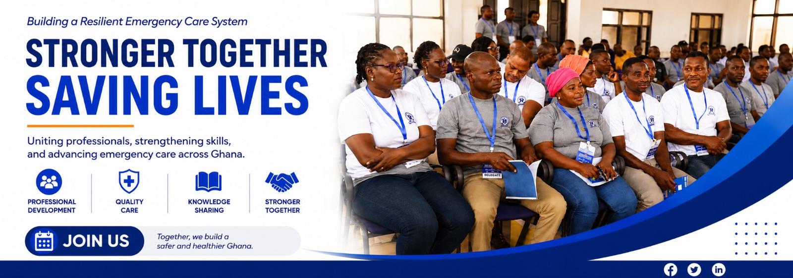 Standing with the EMTs who answer when Ghana calls.